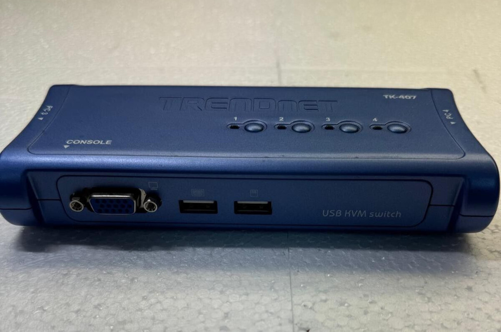 TRENDnet TK-407 4-Port USB KVM Switch