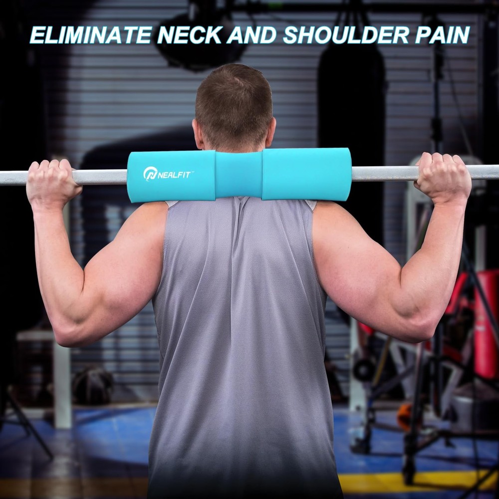Squat Pad for Barbell, Hip Thrusts, Neck Support Thick Nylon Padding