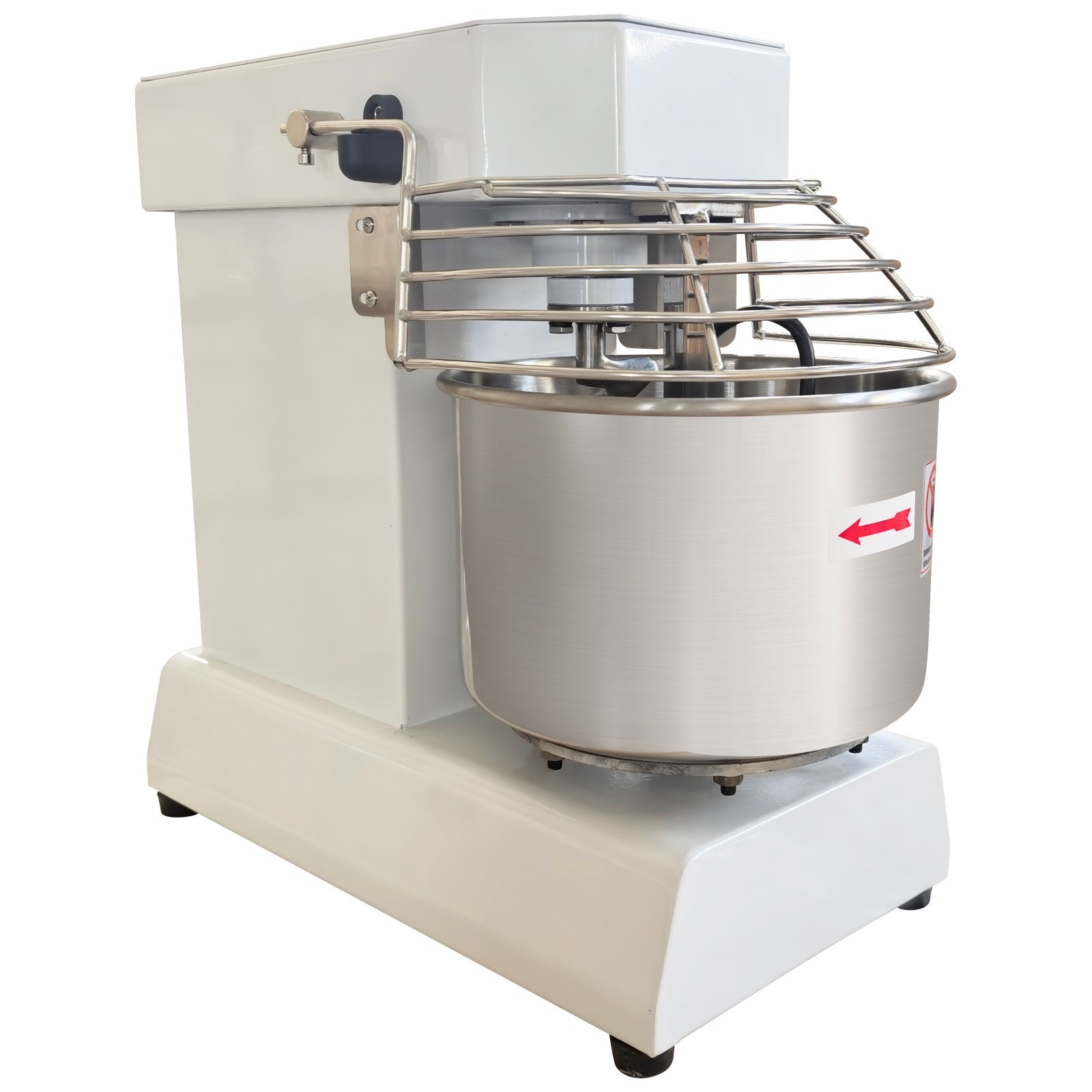 10QT Commercial Dough Mixer 110V Spiral Flour Mixing for Bakeries, Restaurants