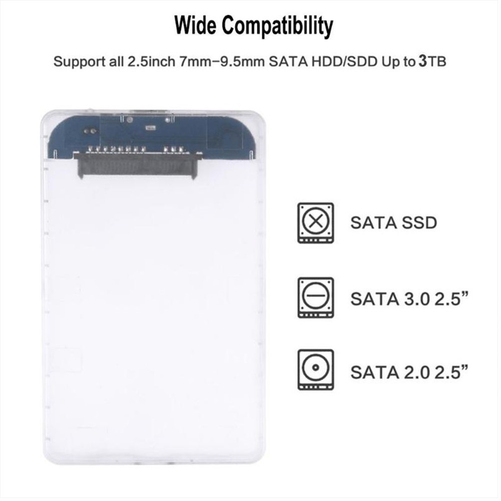Mobile Hard Disk Box Internal Ssd Drive External Case for Portable