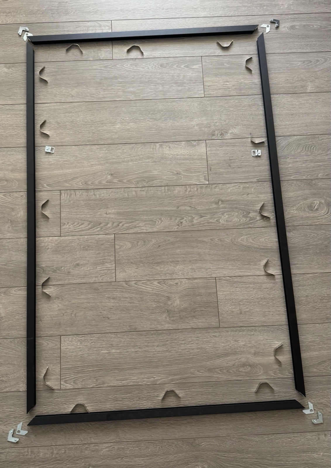 Large Black Aluminum Picture Frame 32” x 48” Assembly Required