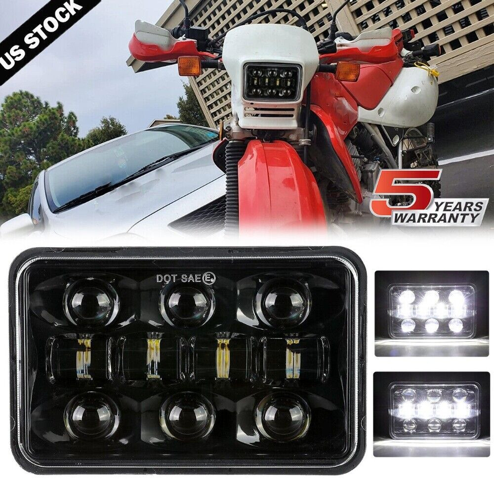 4x6" LED Headlight High Low Beam Sealed Beam Replacement Light for Trucks