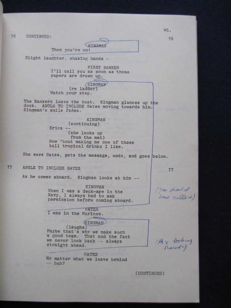 ORIGINAL BARNABY JONES 2 Part TV SCRIPT Final Judgment - BRADFORD DILLMAN'S Copy