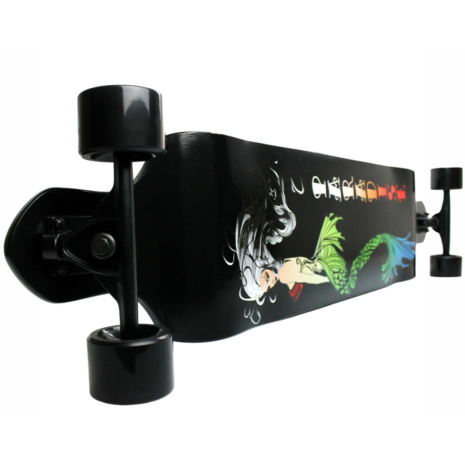 Paradise Longboard Complete 9.7" x 41.25" Mermaid Drop Down Shape