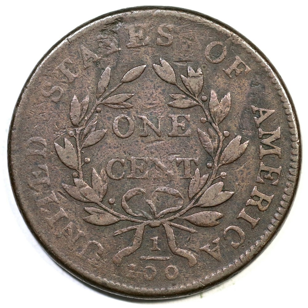 1802 S-226 R-3 Draped Bust Large Cent Coin 1c