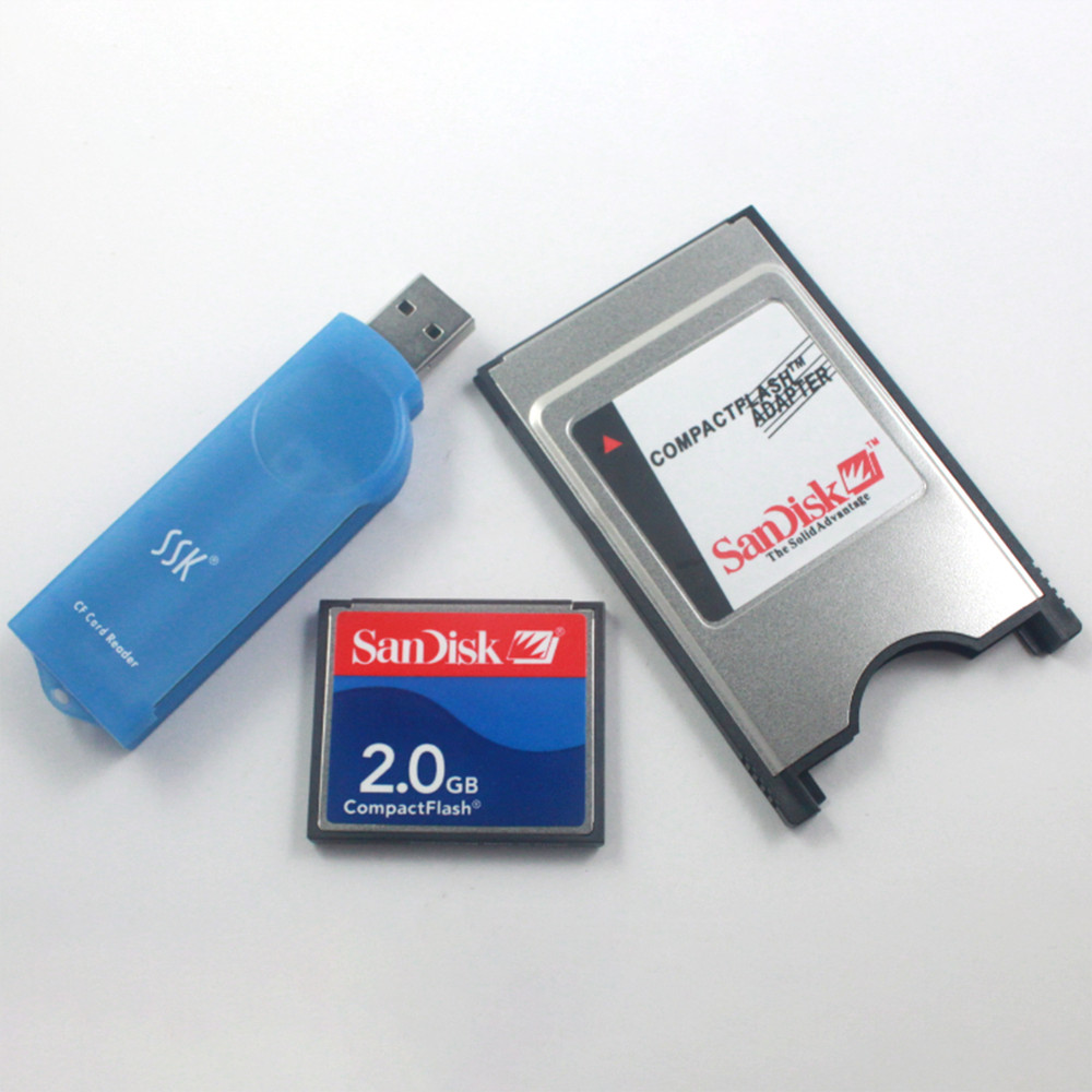 Reader FANUC 2G CF Compact Flash Card+CF-PCMCIA Adapter+SSK (1PCS)