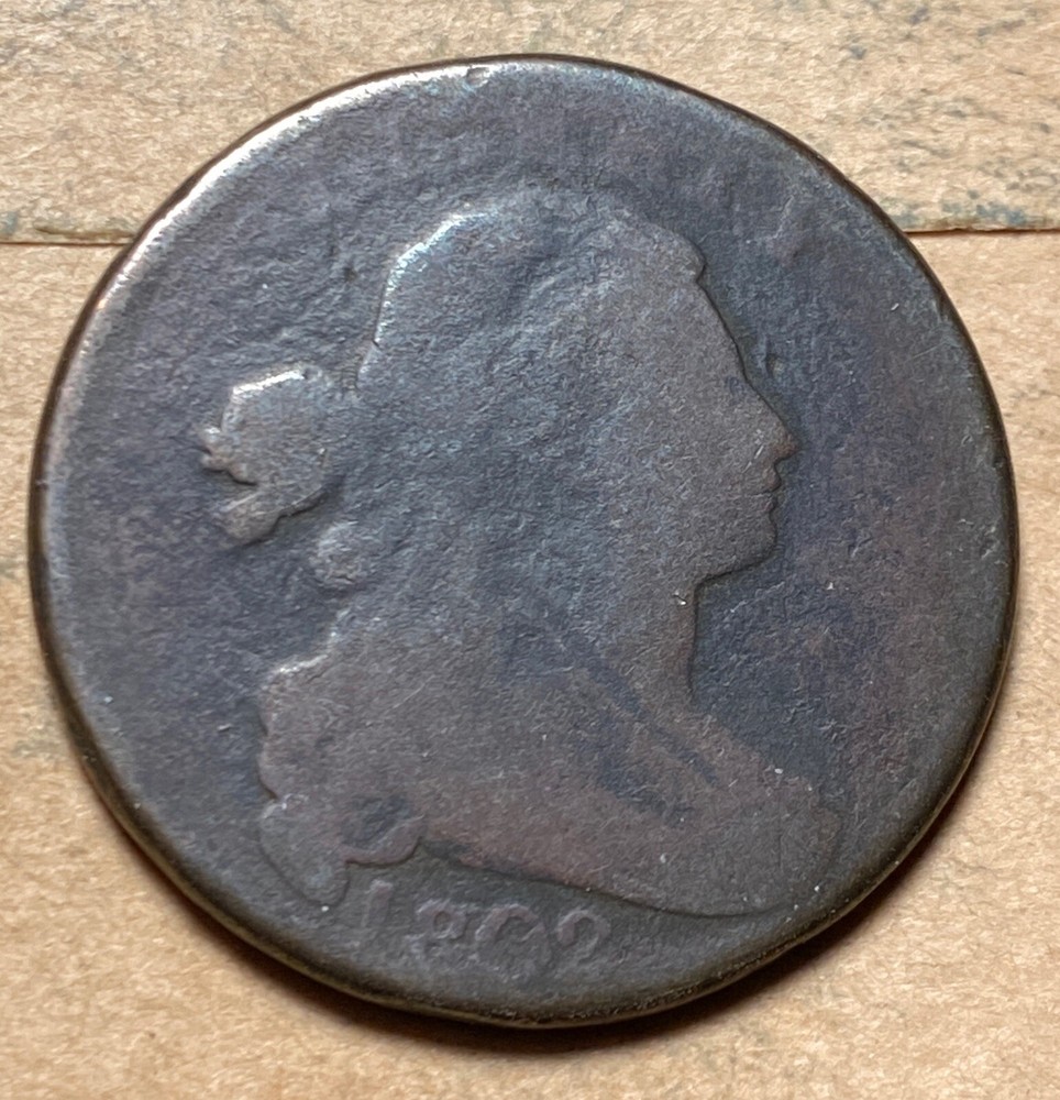 1802 Draped Bust Large Cent  G/VG