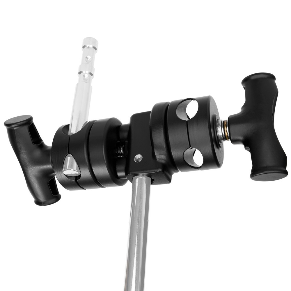 Flashpoint Twin 2.5" Grip Head with 5/8" Socket, Black