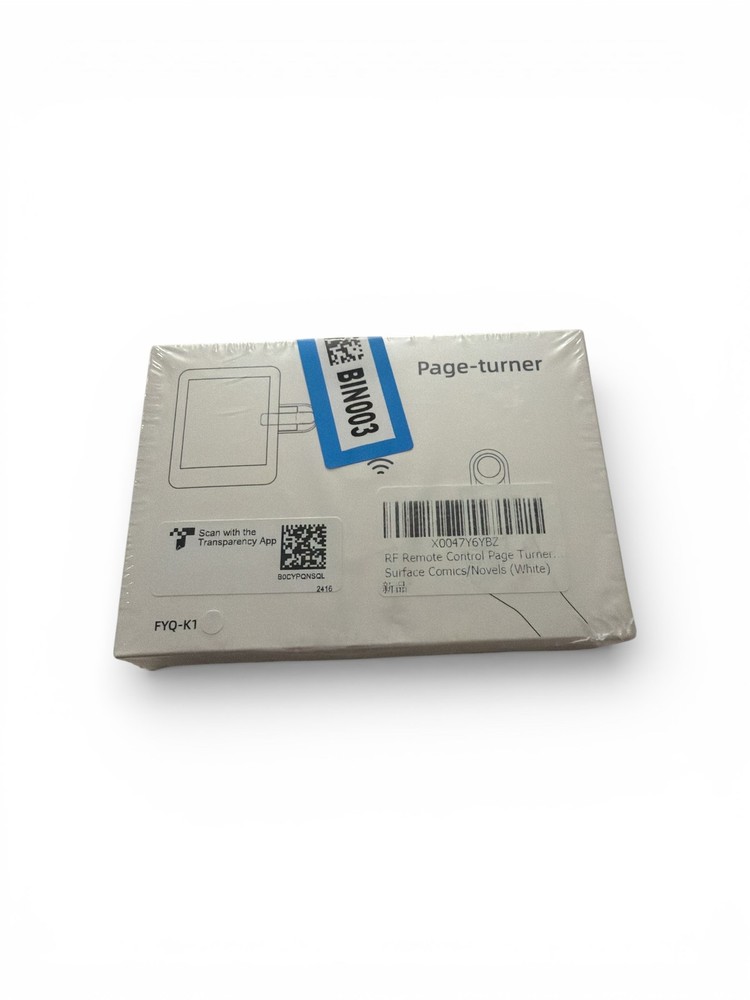 Remote Control Page Turner – Wireless Bluetooth Remote Controller – White