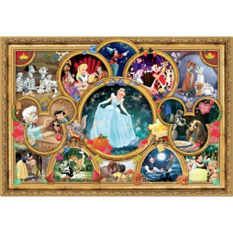 Disney Collage Jigsaw Puzzle - 2000pc: Problem Solving Fantasy Theme