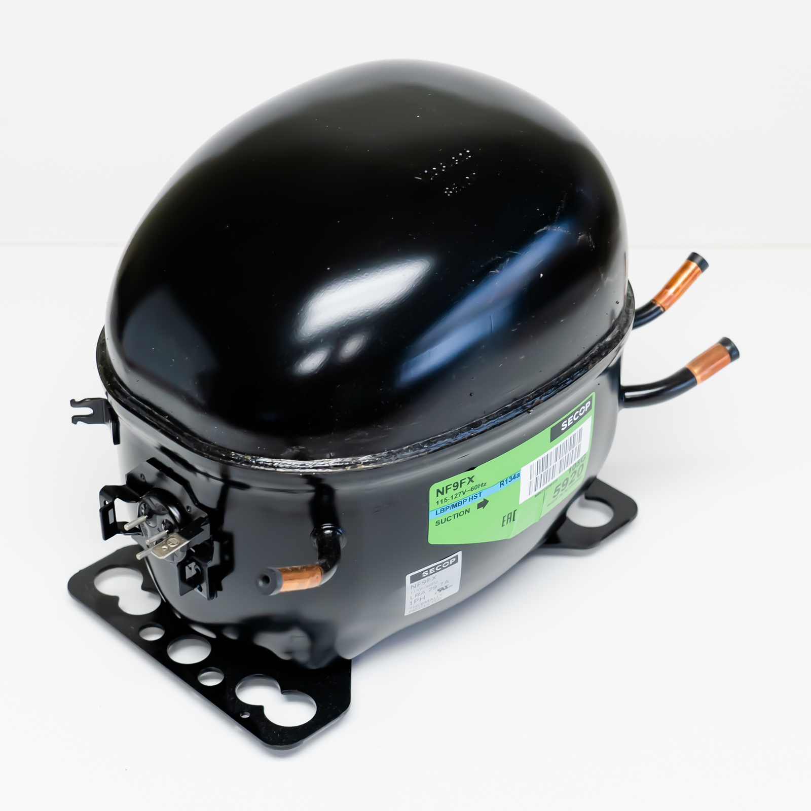 PC990L NF9FK Refrigerator Compressor 990 BTU Relay Start Run Capacitor