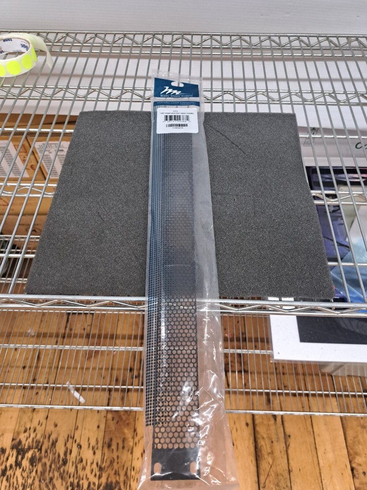 New, Middle Atlantic, VT1, Vented Panel, 64% Open Area - 1 Space