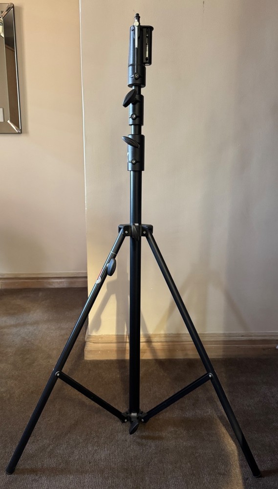 Multiblitz by Manfrotto Studio Light Stand, Leveling Leg, Black - 48" Collapsed