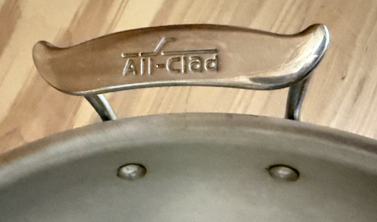 All Clad Stainless Steel Wok 16” Round Bottom No Fire Ring