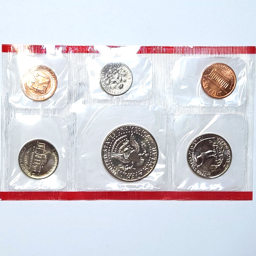 1989 D US Mint Set - 5 BU✨️ Coins/Mint Cello - Includes Mint Token