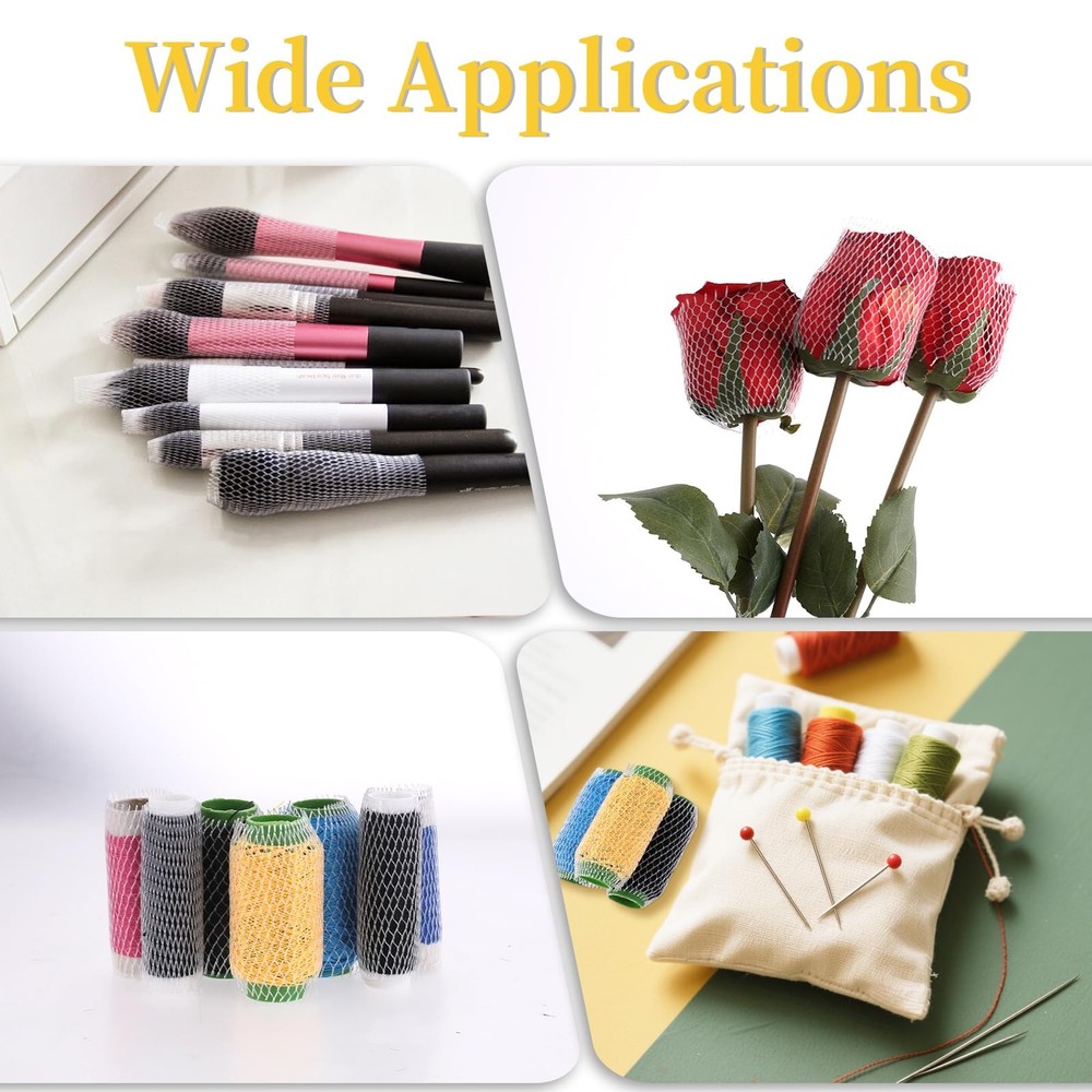 100 Pcs Thread Net Spool Saver, Embroidery Machine Thread Spools Sleeve Nets ...