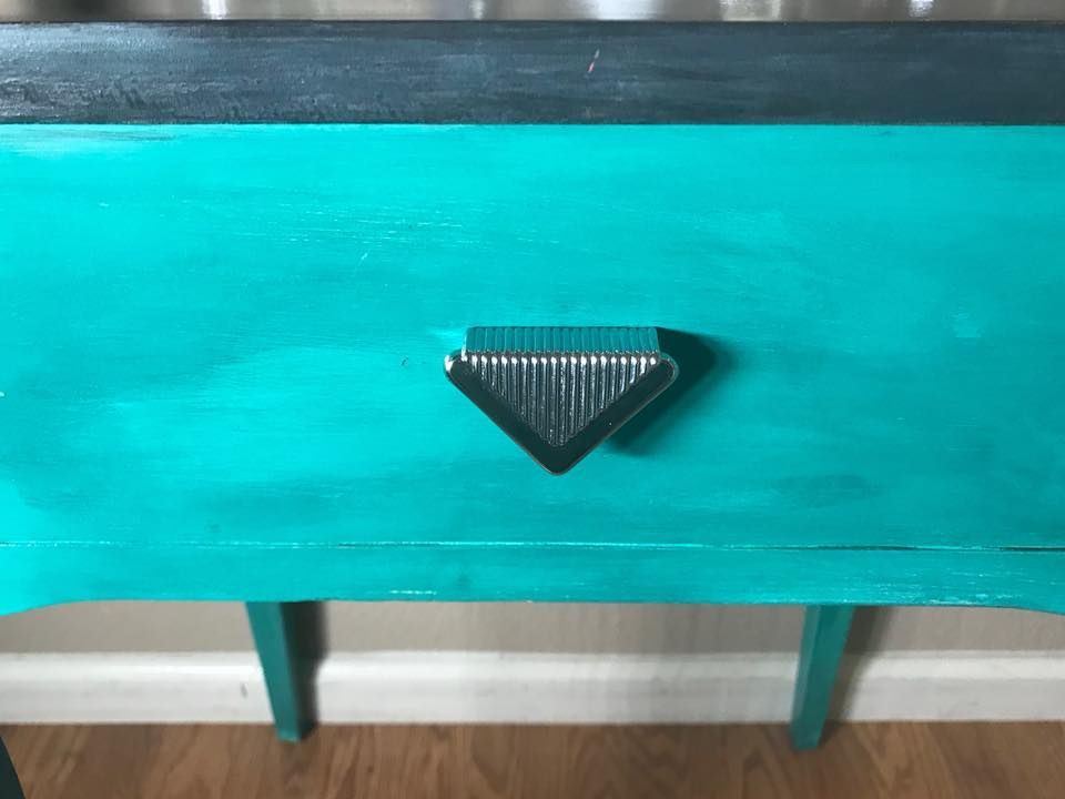 1-1/2" Art Deco Pull Chrome