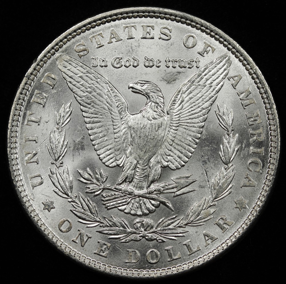1886 Morgan Silver Dollar. B.U.* (Inventory A)