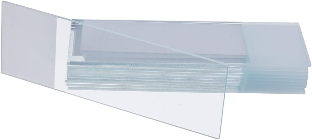 High-Quality Pre-Cleaned Microscope Slides and Cover Glasses Bundle with Drop...