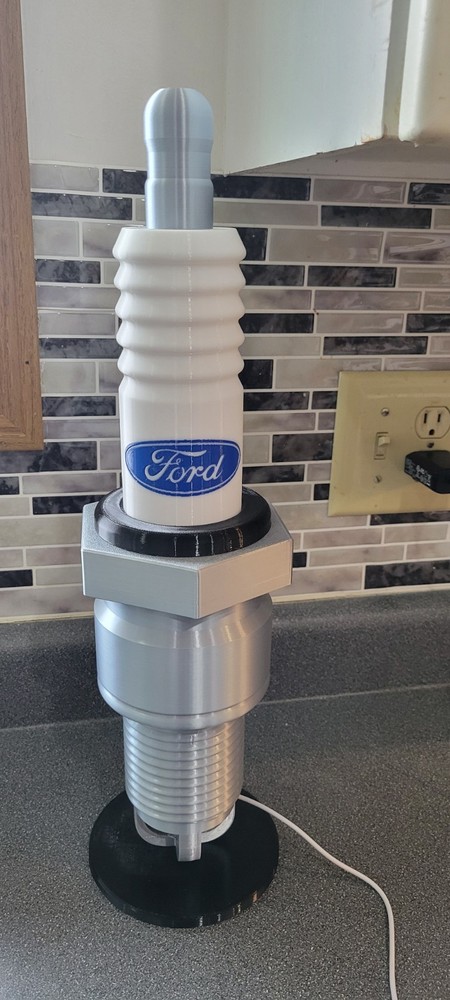 18 inch 3d Printed Lightup Sparkplug