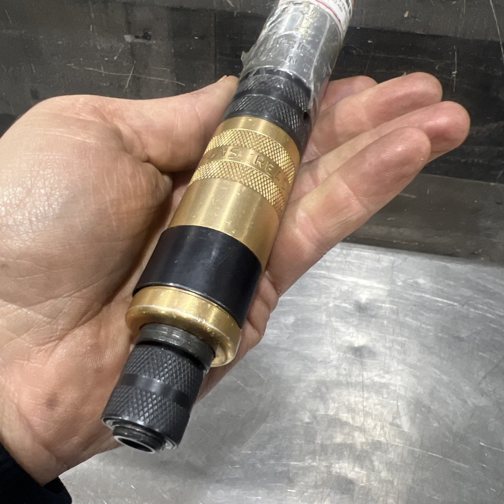 Cleco 5RSA-7BQ Push Button Reverse Air Inline Pneumatic Screwdriver Used 2