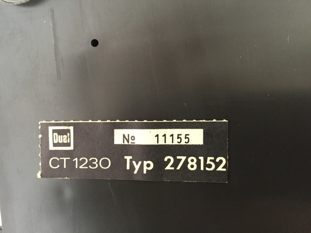 Dual CT 1230 HiFi Tuner