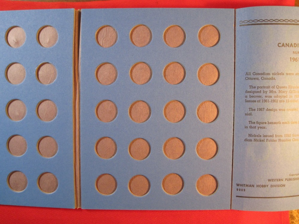 PARTIAL #1+#2 CANADA NICKEL/ 5 CENT COLLECTION  (#352E)
