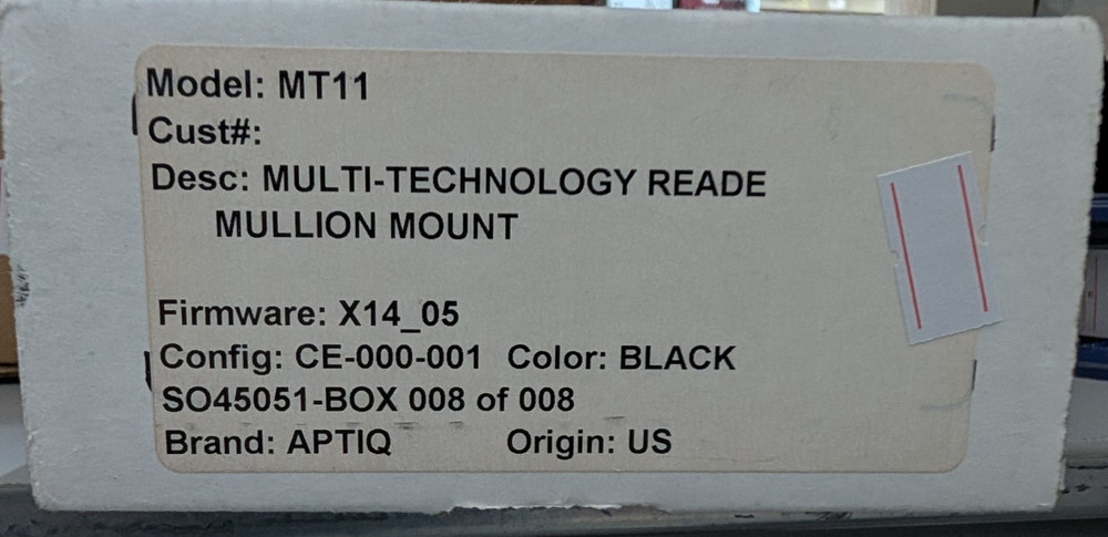 APTIQ MT11 Multi-Technology Reader, Black