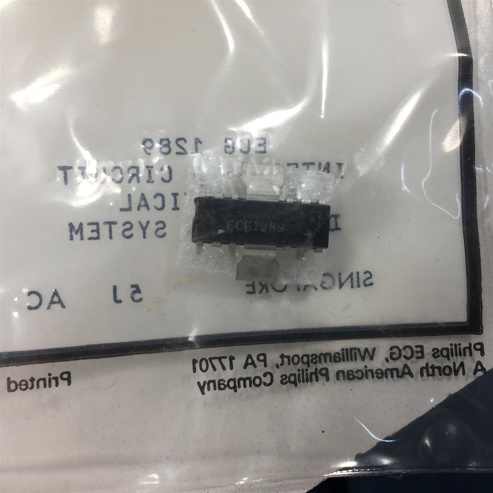 (1) NTE ECG NTE1289 Integrated Circuit TV Vertical Deflection System