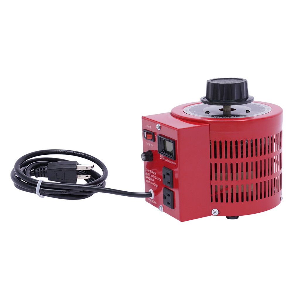 2KVA Red Digital Display Voltage Regulator Automatic Voltage Regulator TDGC2-2KM