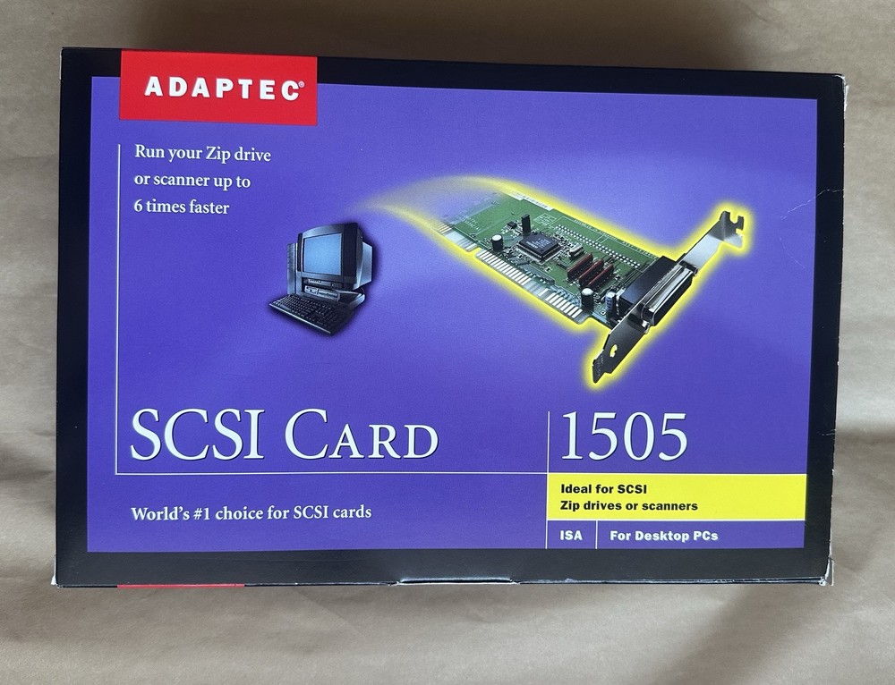 Adaptec AVA-2906 2906 32-Bit SCSI PCI Controller Card OPENED BOX