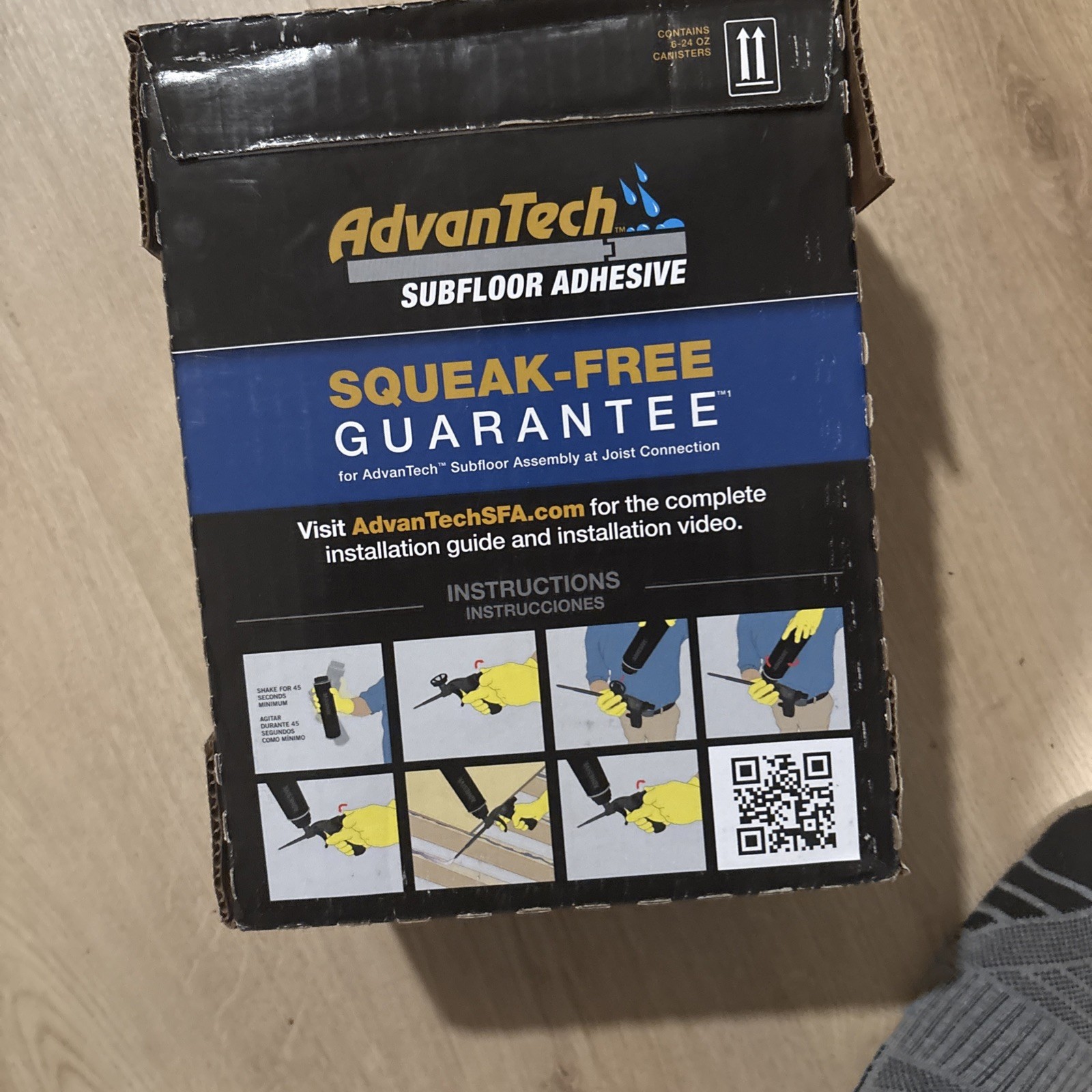 Advantech Subfloor Adhesive Cleaner, 12oz, Pack of 6