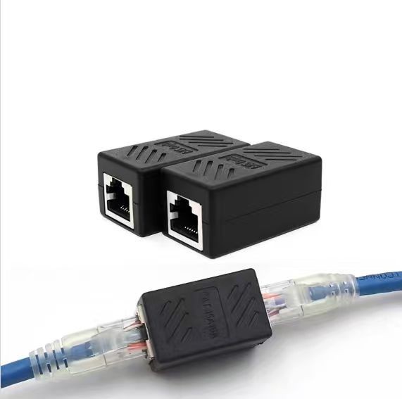 5pcs RJ45 Inline Coupler Cat7/Cat6 Ethernet Network Cable Extender Connector