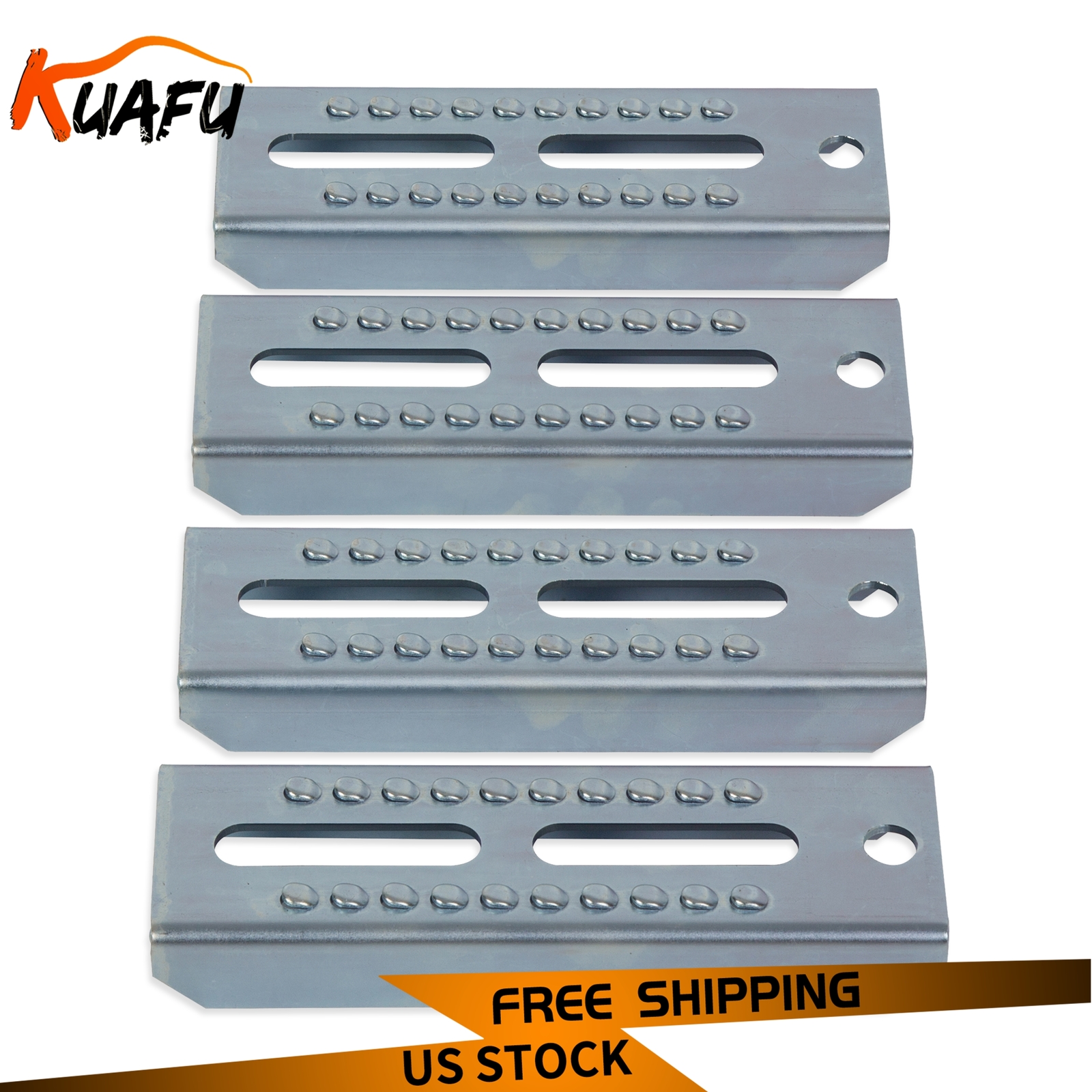 4PCS 8" Galvanized Swivel Top Bunk Bracket Kit for 2x4 Boat Trailer Crossmember