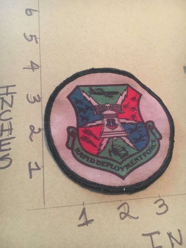 USAF Rapid Deployment Force Squadron subdued patch 5/3/25