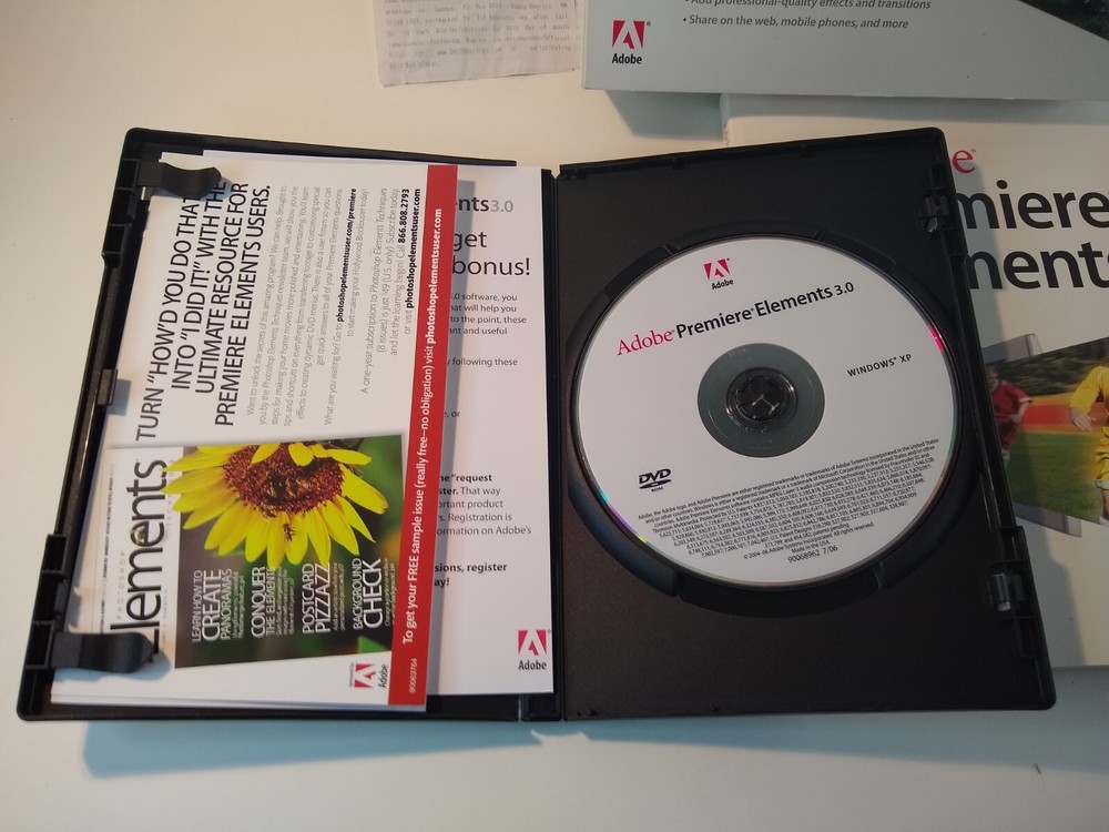 Adobe Premiere Elements 3.0 Big Box PC Software