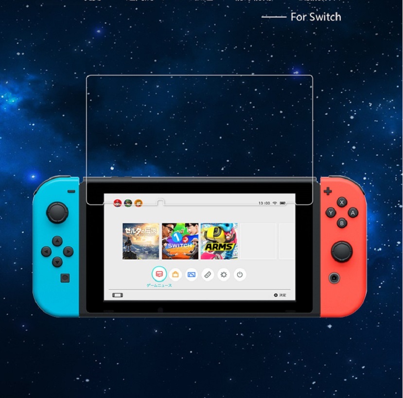 50 X Premium Tempered Glass Screen Protector For Nintendo Switch Console