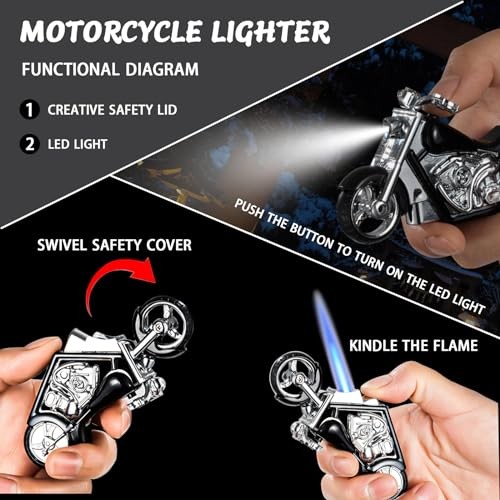 Funny Mini Car Lighter Torch - Refillable Windproof Lighter for Men, Unique #7