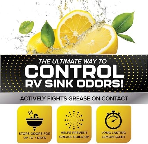 RV Grey Water Odor Control Treatment
