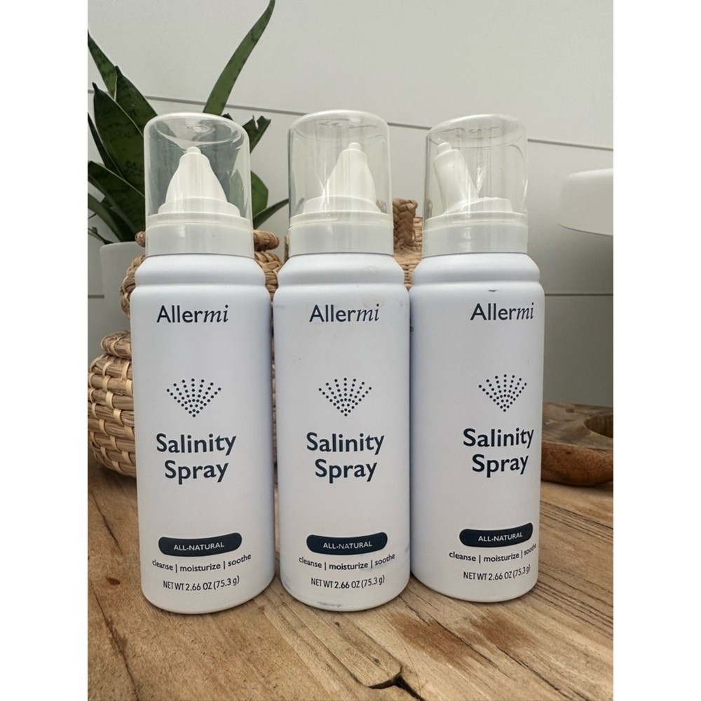 NEW! Allermi 3 Pack All-Natural Salinity Spray