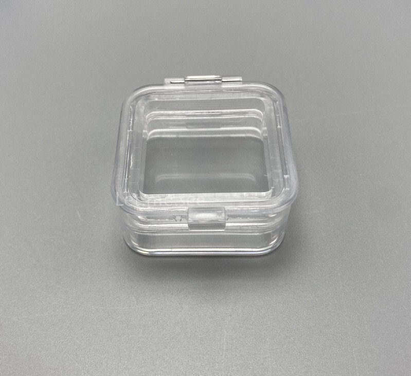50X Denture False Membrane Case Container Hinged Display Box Jewelry Retainer