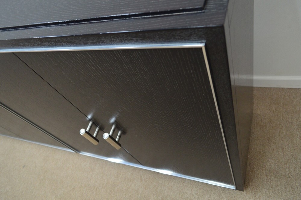 Ralph Lauren Modern Ebonized Buffet Sideboard (A)
