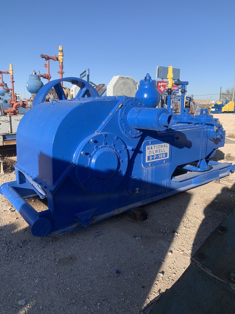 national 9p100 triplex mud pump