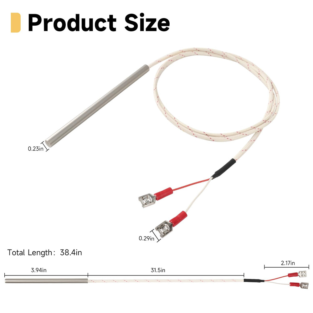 Temperature Sensor Probe Oven Temperature Probe Compatible with Vulcan Hart Repl