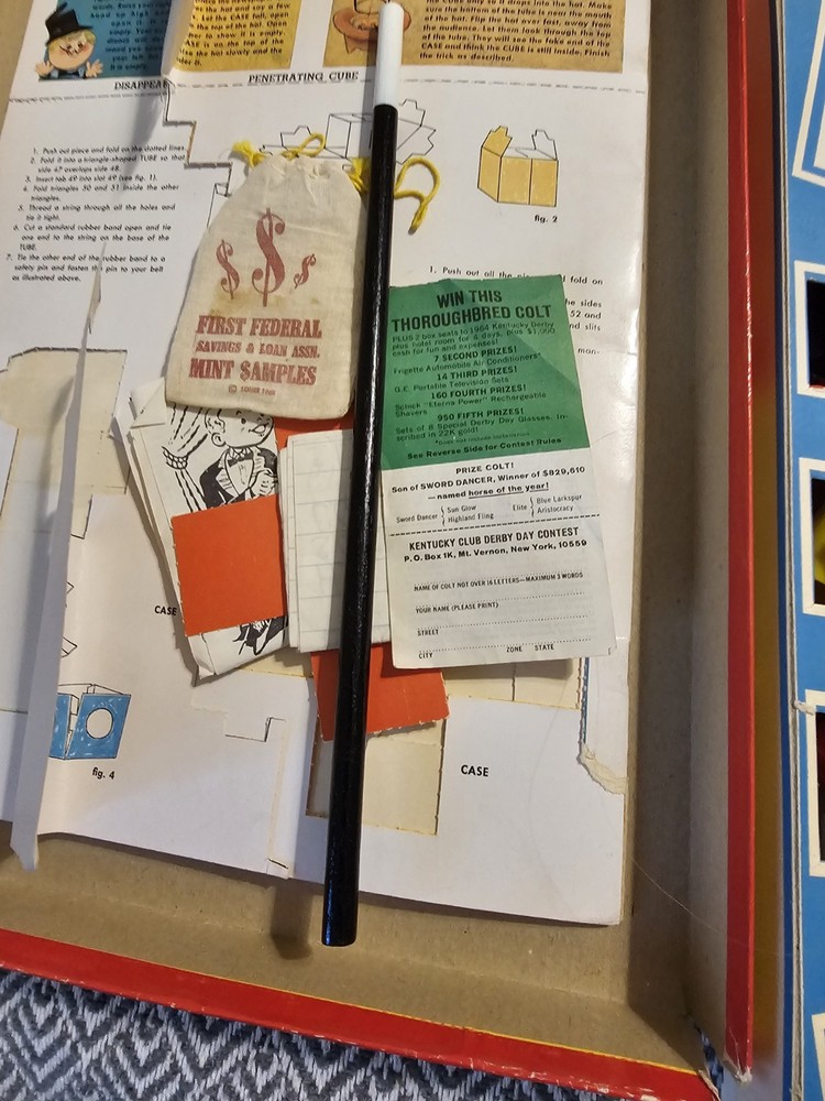 Vintage 1953 Magic Kit Transogram