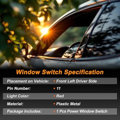 Car Power Window Switch Front Left Driver Side Window Control Switch for Kia