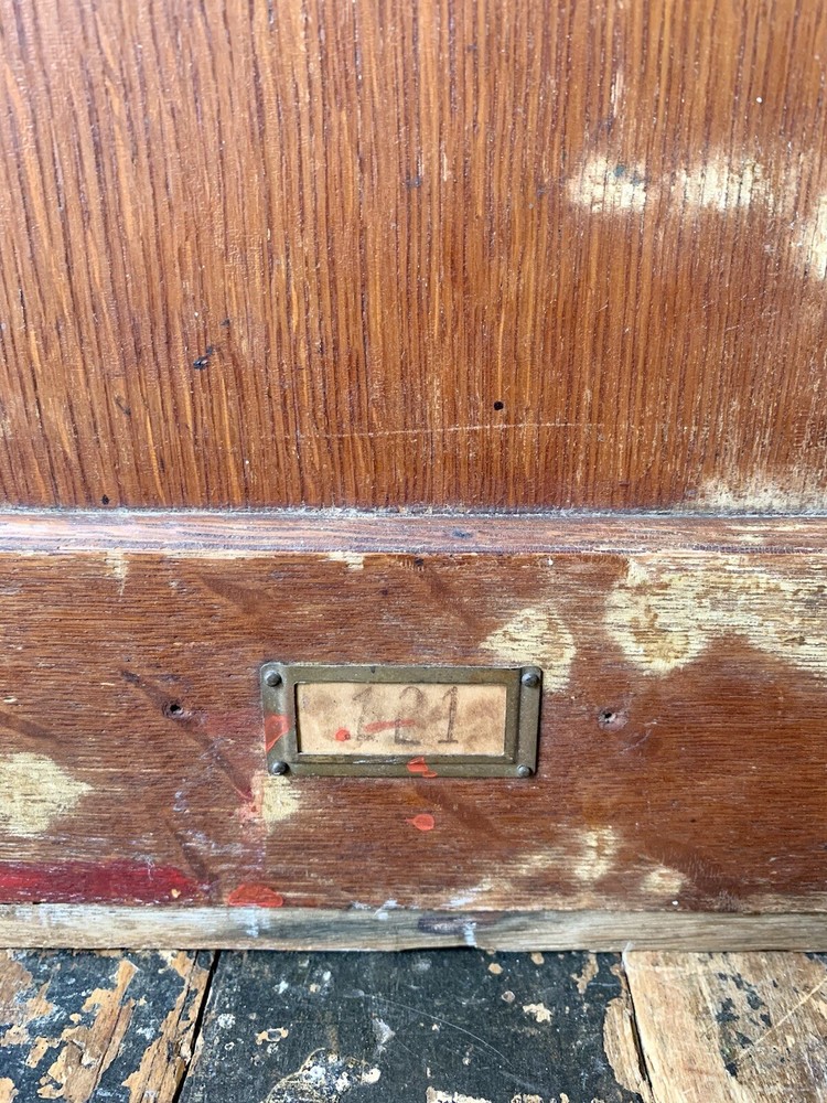 Vintage Wood Lab/Microscope Tool Cabinet