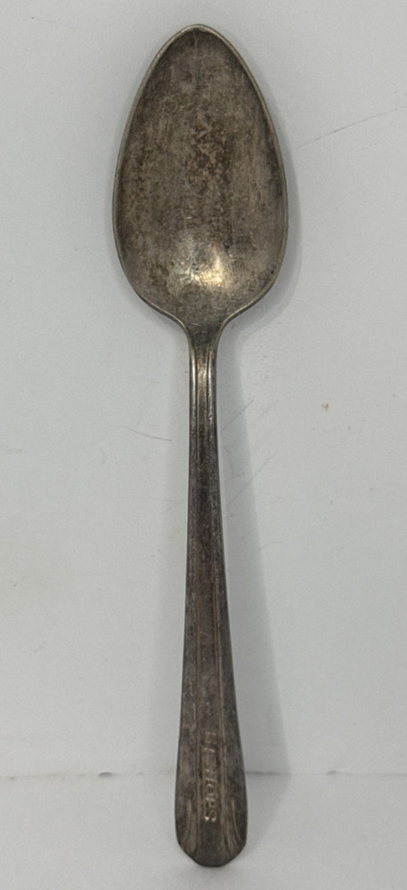 Vintage Bishops Silver Plated Teaspoon Collectible Flatware Antique