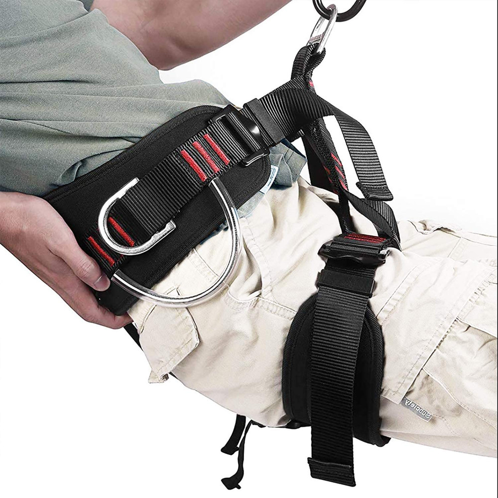 Adjustable Thickness Climbing Harness Half Body Harnesses for Fire Rescuing Cavi