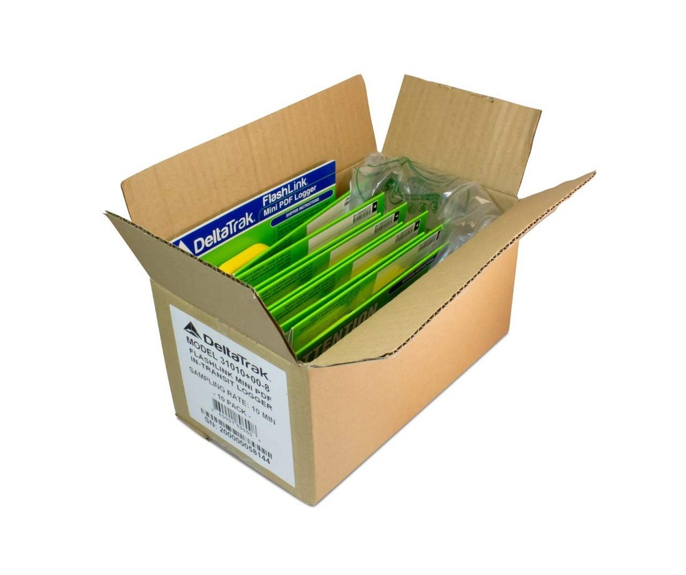 (10 Pack) 85 Days USB Temperature Data Logger Recorder in-Transit Trip Single...